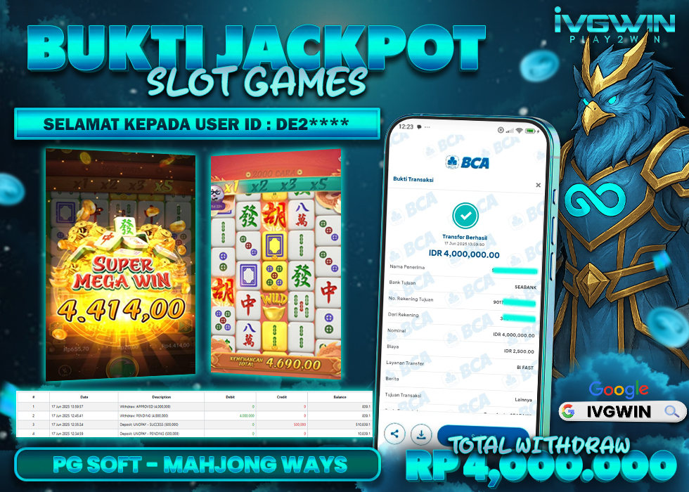 JACKPOT 4 JUTA!
